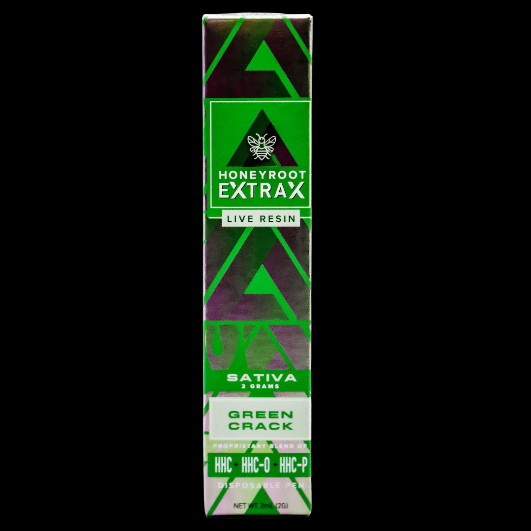 HONEYROOT Extrax Green Crack Disposable Sativa | MyTHCBuddy.com Honeyroot Extrax Green Crack
