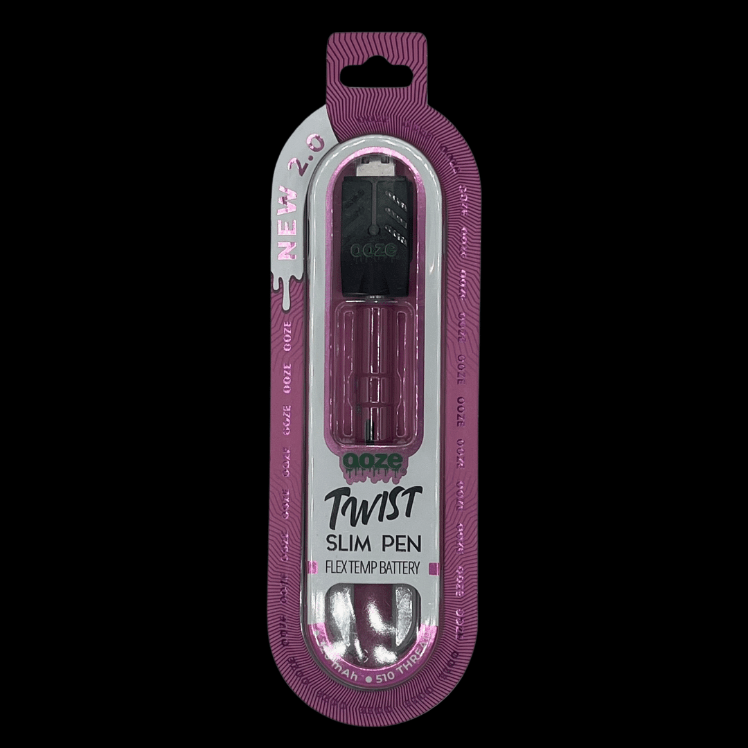 Preheatable twist on OOZE pen PINK | MyTHCBuddy.com Preheatable twist on OOZE pen PINK