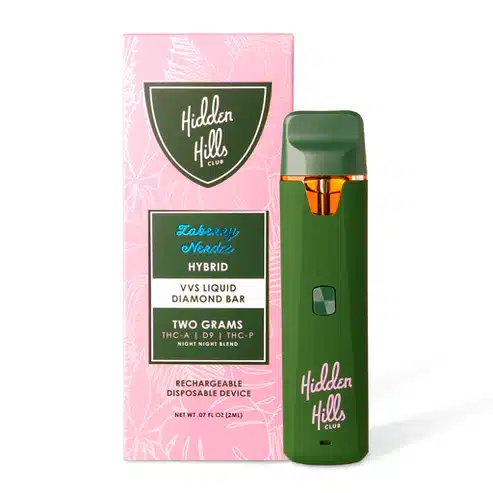 Hidden Hills 2G Disposable Zaberry Nerdz Hybrid | MyTHCBuddy.com Hidden Hills 2g Zaberry Nerdz Hybrid Disposable Vape
