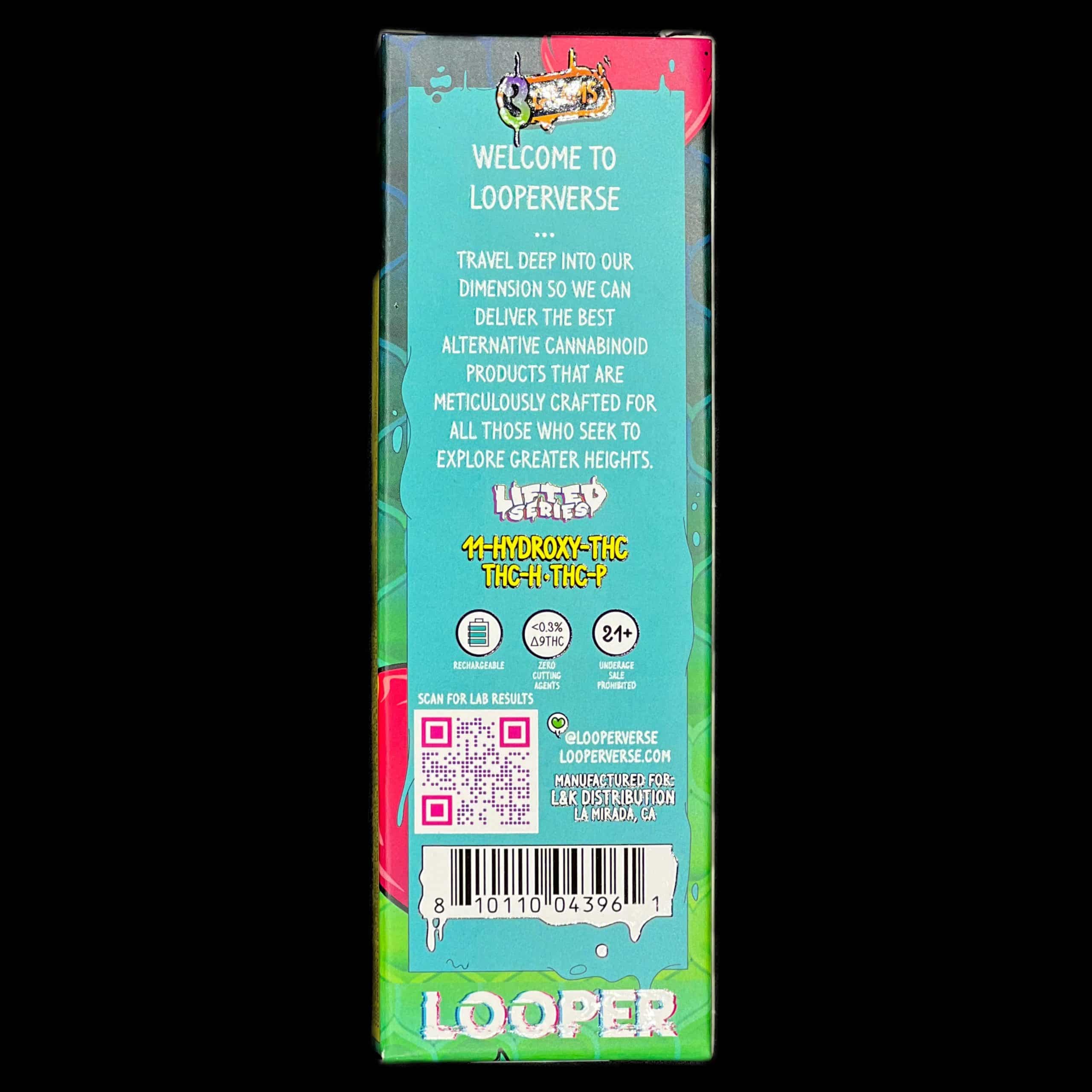 LOOPER Lifted Series Live Resin XL 3G Disposable Forbidden Fruit | MyTHCBuddy.com LOOPER Lifted Series Live Resin XL 3G Disposable Forbidden Fruit - Image 2